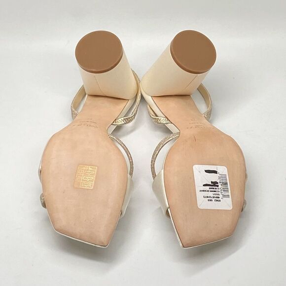 Jimmy Choo Plum Satin & Glitter Slingback Sandals size 39 - Picture 12 of 13